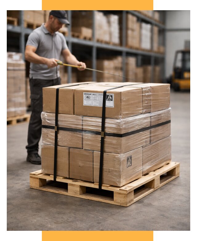 Упаковка и паллетирование грузов от 3629 р. | СетСервис-Рзв