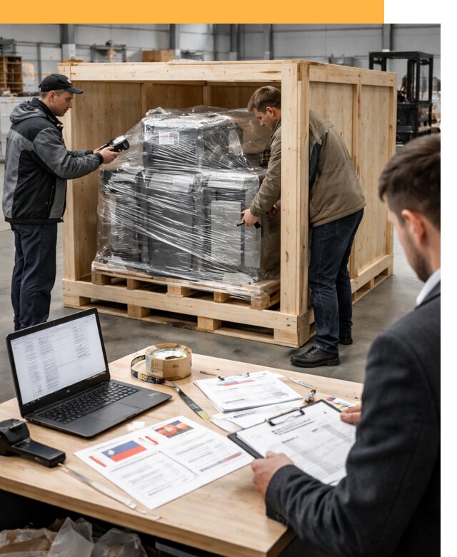 Доставка промышленного оборудования из США от 67392 руб