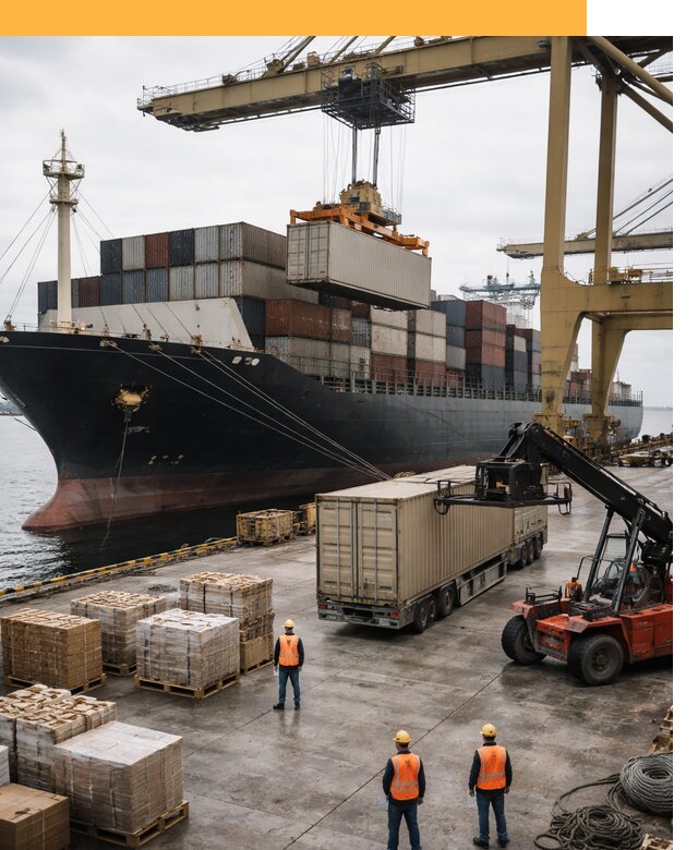 Морские перевозки из Индии: доставка FCL/LCL, таможня от 124416