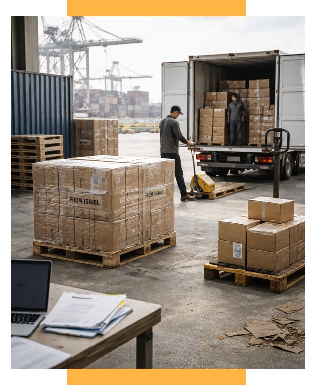 Доставка грузов из Израиля от 15552 р., логистика от СетСервис-Рзв