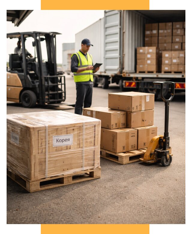 Доставка грузов в Корею из России от 36288 р. | СетСервис-Рзв