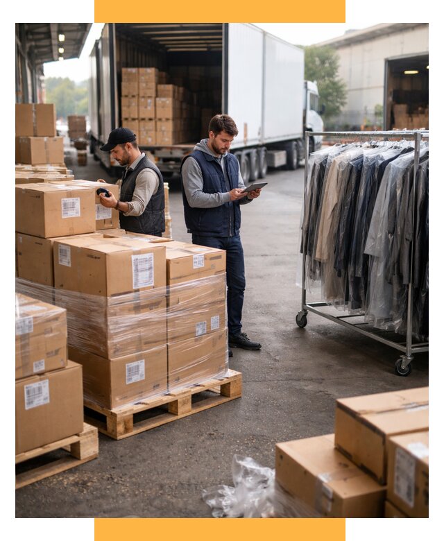 Перевозка и доставка одежды из Китая от 7776 р., СетСервис-Рзв