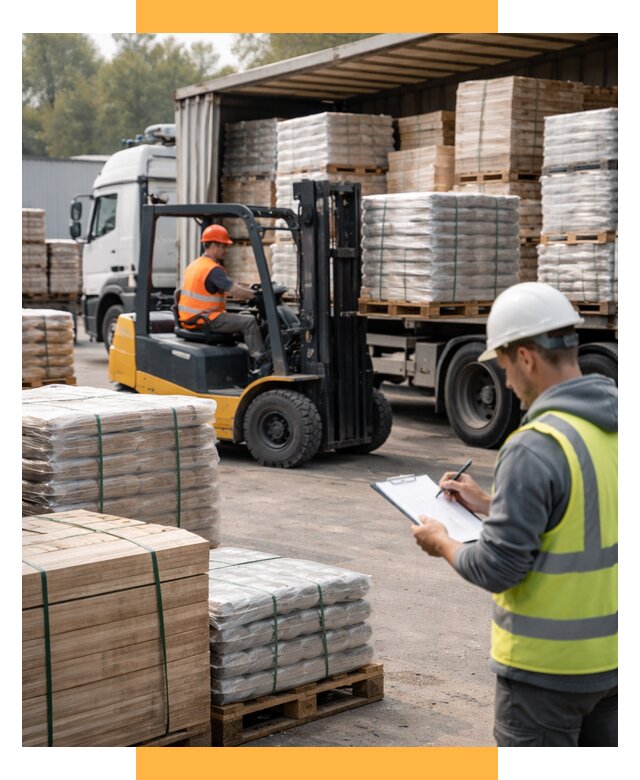 Перевозка строительных материалов от 5702 р. | СетСервис-Рзв