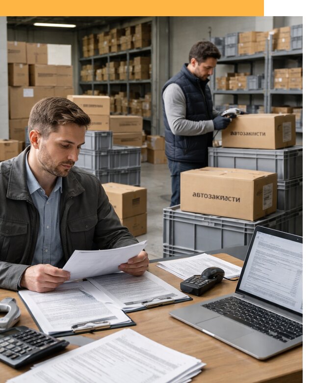Таможенное оформление автозапчастей по выгодным тарифам от 8813