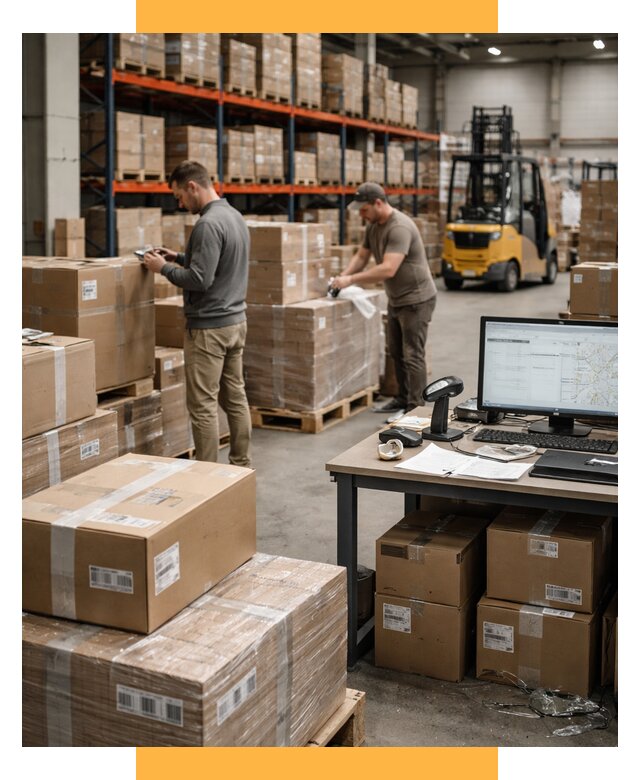 Склад консолидации в Европе от 6739 р., услуги СетСервис-Рзв